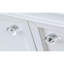 Meuble-lavabo de comptoir en marbre blanc de 72 po avec robinet et miroir Derby-28893361
