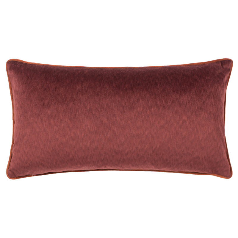 Torto Throw Cushion, Marsala Red/Russet, 60cm x 30cm, Rectangular