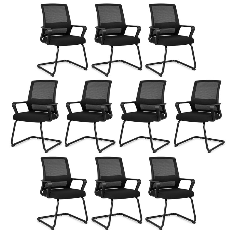Inbox Zero 8 PCS Fauteuil de bureau en filet avec dossier lombaire