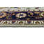 Tapis floral gris clair en laine 8 pi 10 po x 11 pi 8 po Siovhan