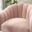 Aketza Velvet Swivel Barrel Chair-1057410885