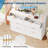 8/9 Drawer Fluted Dresser with Metal Handle, Modern Chest of Drawers for Bedroom & Living Room-1733092346