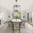 Albeiro 6 - Light Matte Black Square/Rectangle Pendant