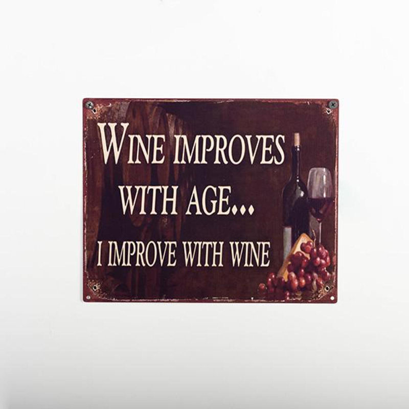 Le vin s'améliore avec l'âge… «I améliorer avec le vin»