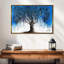 Arbre bleu au clair de lune-785470788-785470811
