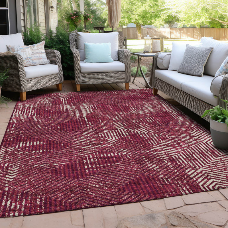 Tapis intérieur / extérieur Maliana, Rectangle 9 pi x 12 pi