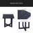 SQUARE SIDE TABLE-1268878683