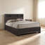 Grand lit avec fonction de rangement