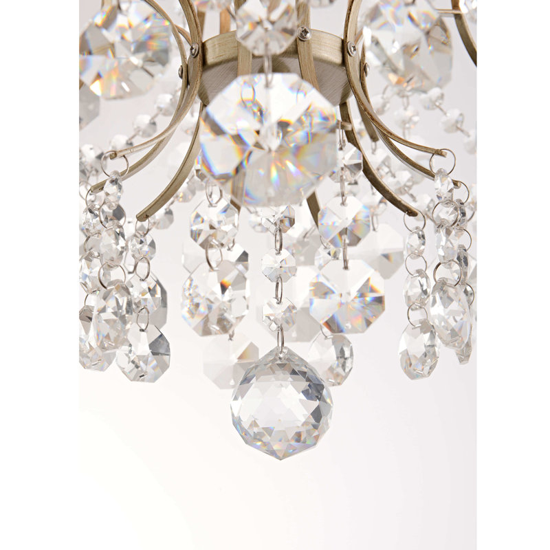 Lustre en cristal 5 lumières Dalia