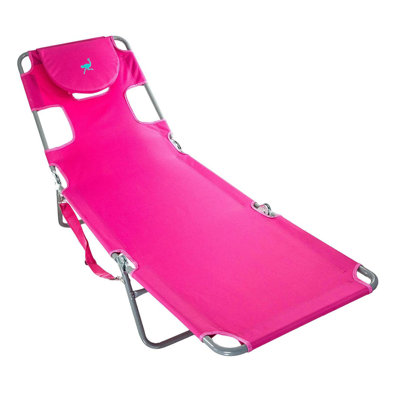 Chaise longue d'extérieur en métal 
