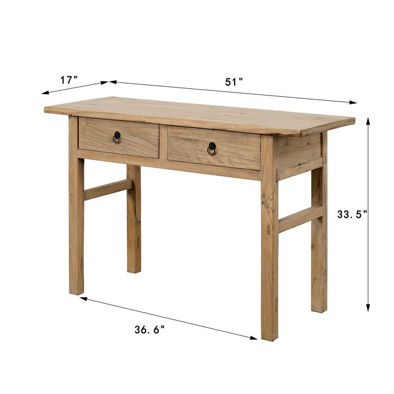 Console en bois massif Darella