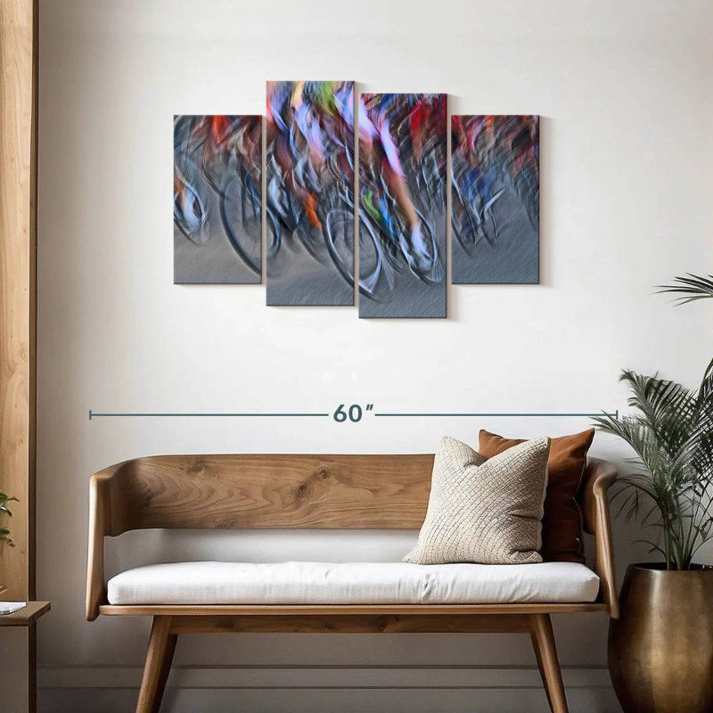 Sireci Biker Stampede, 27" H x 43" W