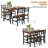 4 - Person Four Leg Dining Set-1709719834
