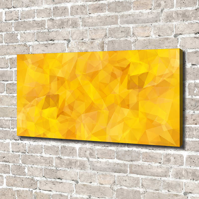 Abstraction Triangles - Wrapped Canvas Print