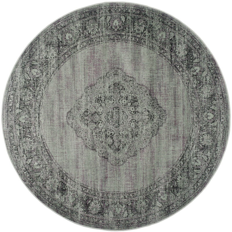 Vintage Performance Oriental Rug, Round 8'