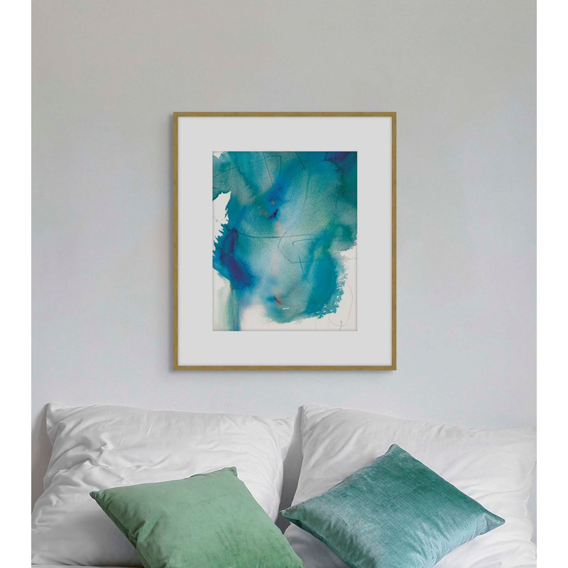 Blue Lake 4 Print, 27.48" H x 24.48" W