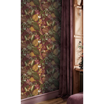 Botanical 33' L x 21" W Wallpaper Roll