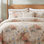 Eucalyptus Jardin Watercolor Floral Chic Casual 3 Piece Duvet Cover Set