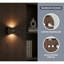 Bande de lumière murale d'intérieur à 3 températures avec capteur de température, ensemble de 2 pièces USB magnétique portatif rechargeable-849960591-849960588
