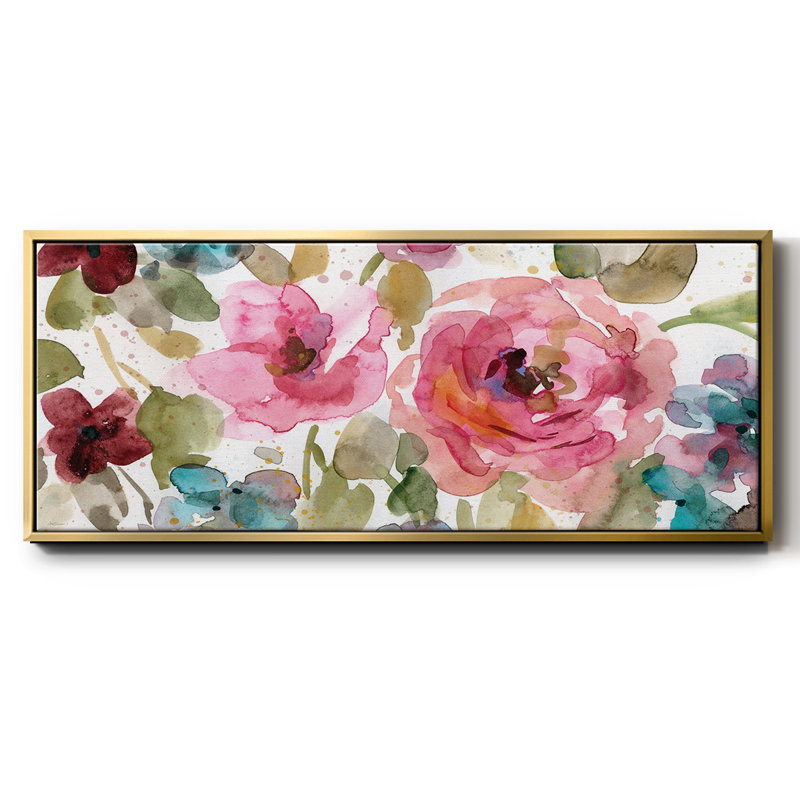 Garden Palette I - Toile avec cadre, H 20 po x l 50 po