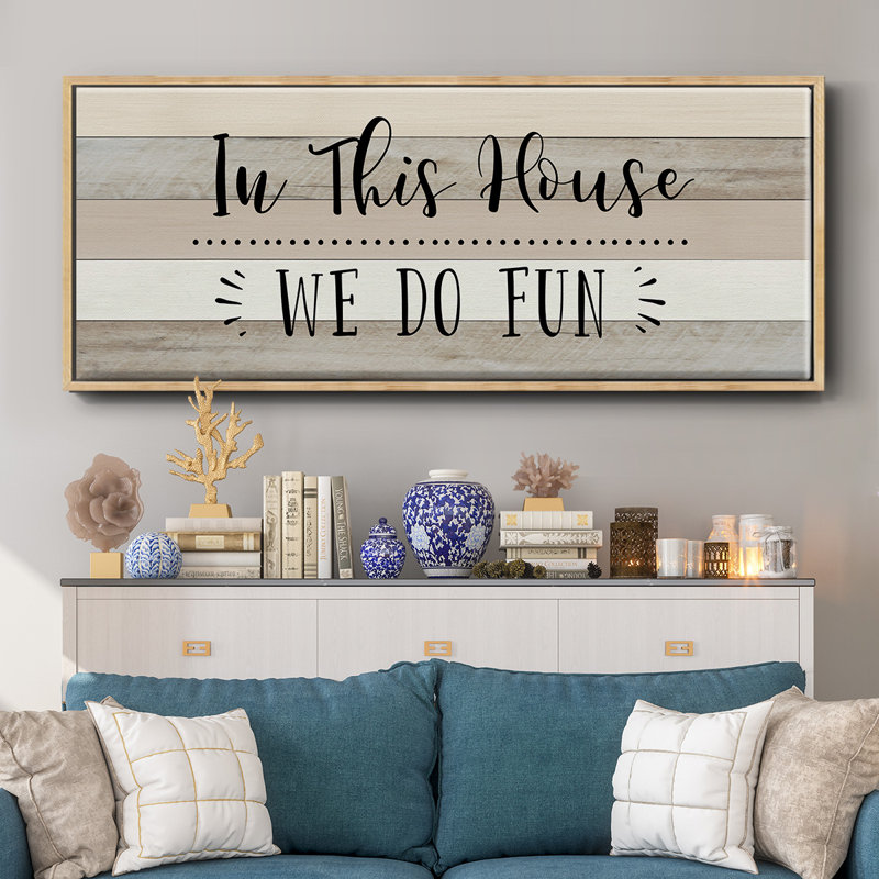 We Do Fun - Toile encadrée