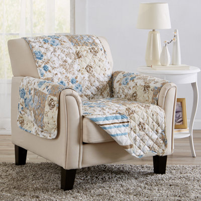 Maribel Solid Reversible Chair Pet Furniture Protector Slipcover