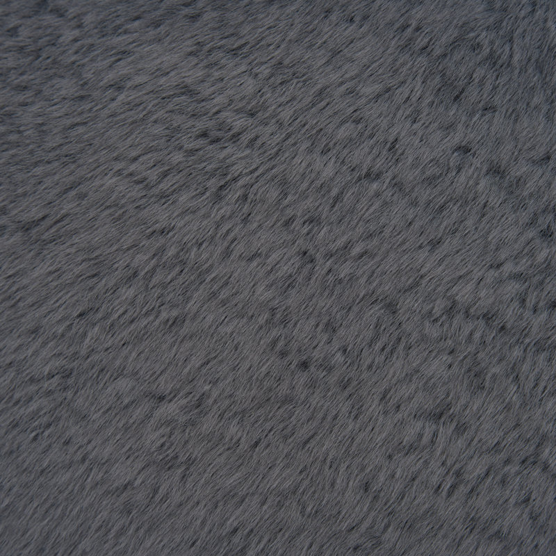 Canapé en éponge haute densité en forme de citrouille, Chenille gris foncé, Gris foncé