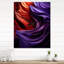 Horloge murale abstraite mauve «Mauve»-961068654