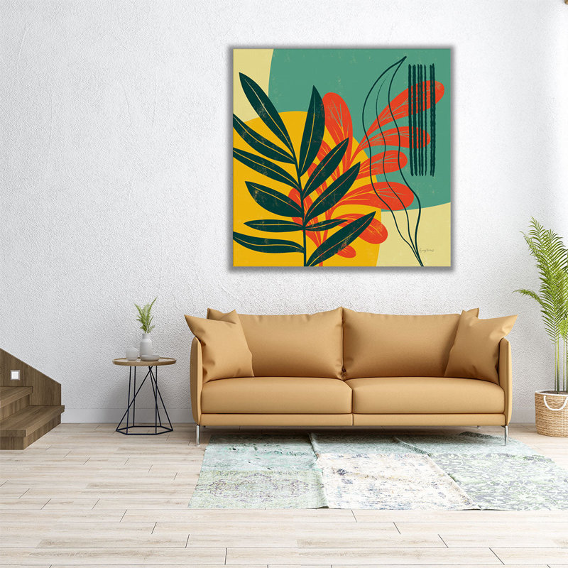 Mid Century Modern I - reproduction d'art sur toile, H 12 po x l 12 po