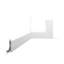 Moulure en polystyrène blanc à impact élevé P 1/2 po x l 3 po x L 78-3 / 4 po