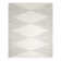 Thurman Geometric Hand-Knotted Area Rug in Parchment/Grey