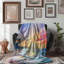 Watercolor Ocean Art - 1 pièce Sherpa Premium-101262740