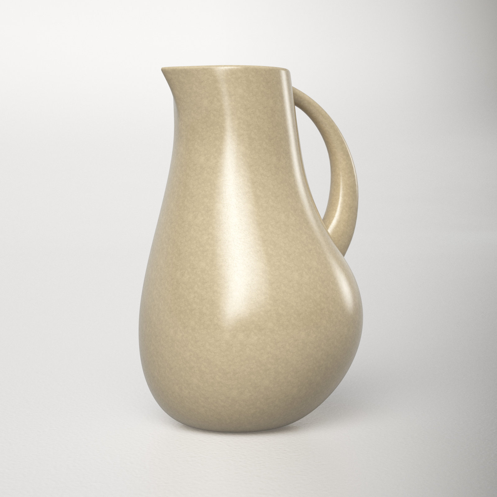 Borgen Stoneware Pitcher, Desert