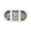 Baignoire 59 po en blanc brillant avec bordure 59 po-105508666
