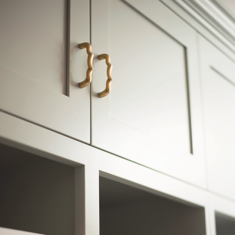 Trellis Bar / Handle Pull, 3-3/4", Brushed Golden Brass