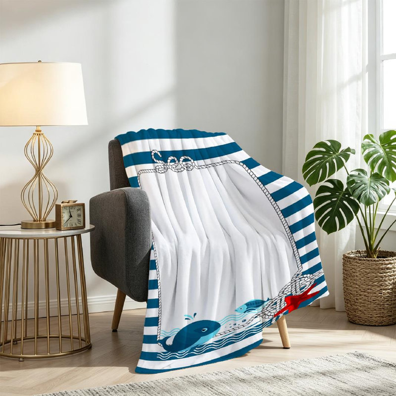 Jeté transparent en flanelle de polaire ultra douce, Twin 60" x 80"