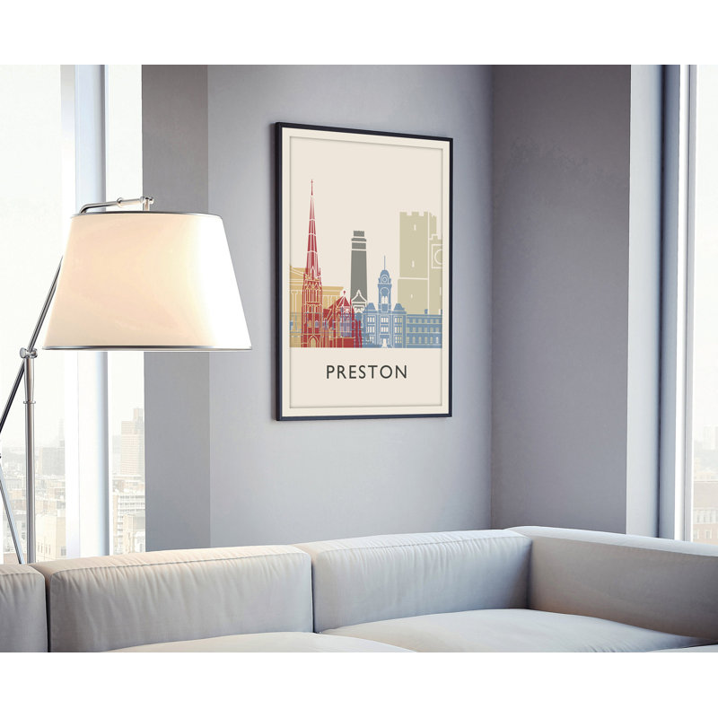 Illustration de Preston, cités américaines, impression sans cadre, Maryland State, affiche d'art mural