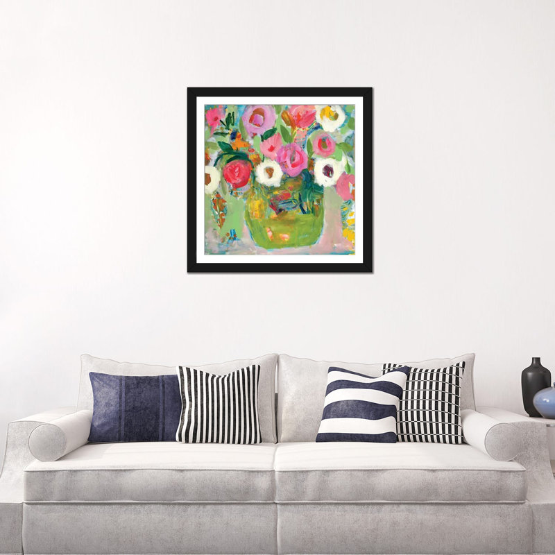 « prime v », reproduction d’impression sur toile, H 24 po x l 24 po x P 1 po, Papier d'art encadré noir, Blanc
