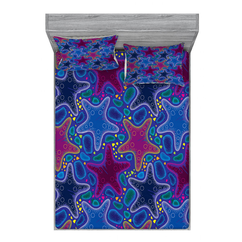 Microfiber Sheet Set, Full Sheet Set with Fitted Sheet