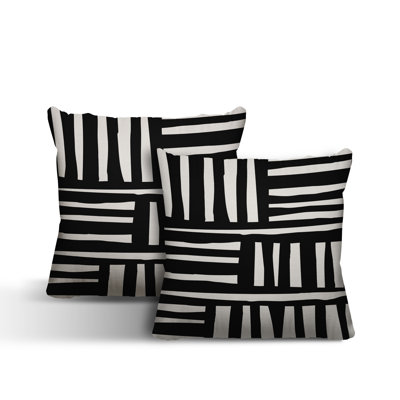 No Decorative Addition Outdoor Reversible Throw Pillow