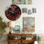 Horloge murale gothique rouge 12 po