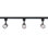Ensemble d'éclairage sur rail 3 lumières à DEL 48 po avec 3 ampoules à DEL 3000K East Grove Home Amped Collection
