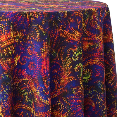 Paisley Polyester Tablecloth