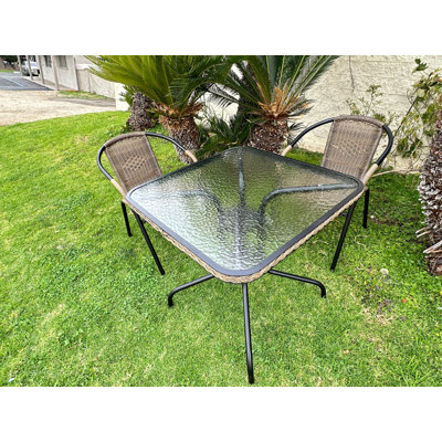 Ensemble bistro long pour 2 personnes 28 po Wymore Square