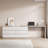 Amaly Modern Home Office Extendable Dresser Desk Combo with 6-Drawer