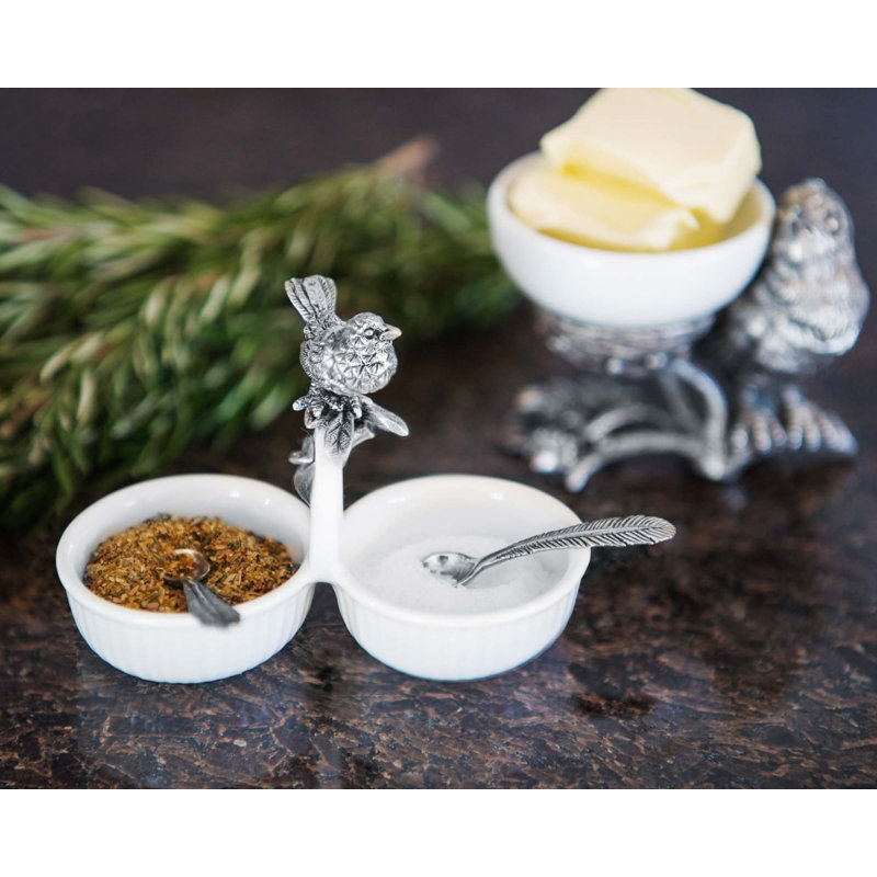 Song Bird Salt Cellar Set