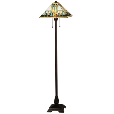 62"H Prairie Peaks Floor Lamp