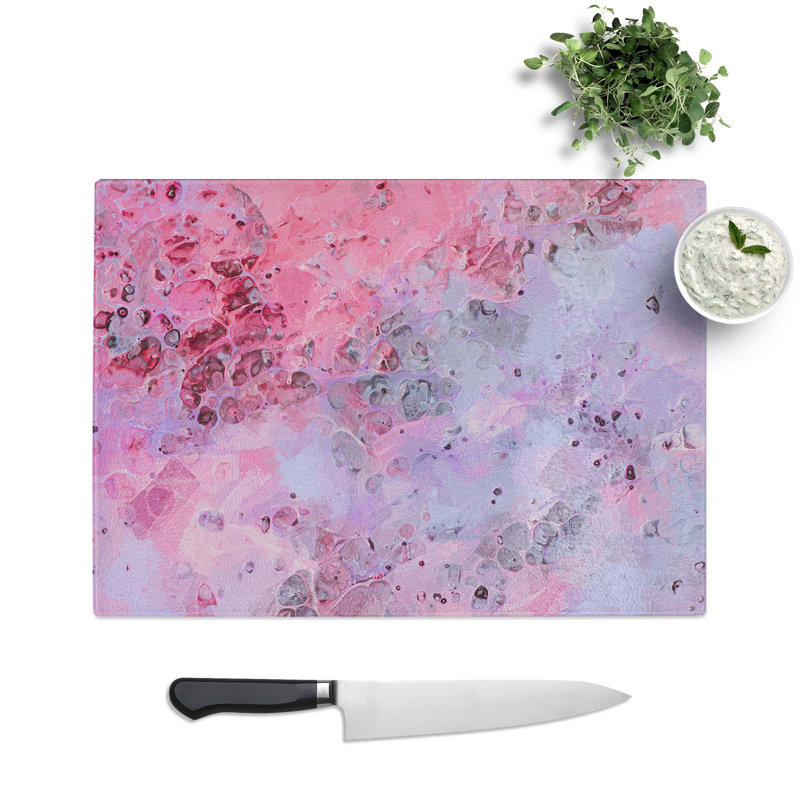 Tempered Glass a New Dawn Chopping Board, 28.5 cm W x 20 cm L