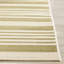 Tapis vert / beige en acrylique tissé à la machine à motif intérieur / extérieur Arneshia-1035305296