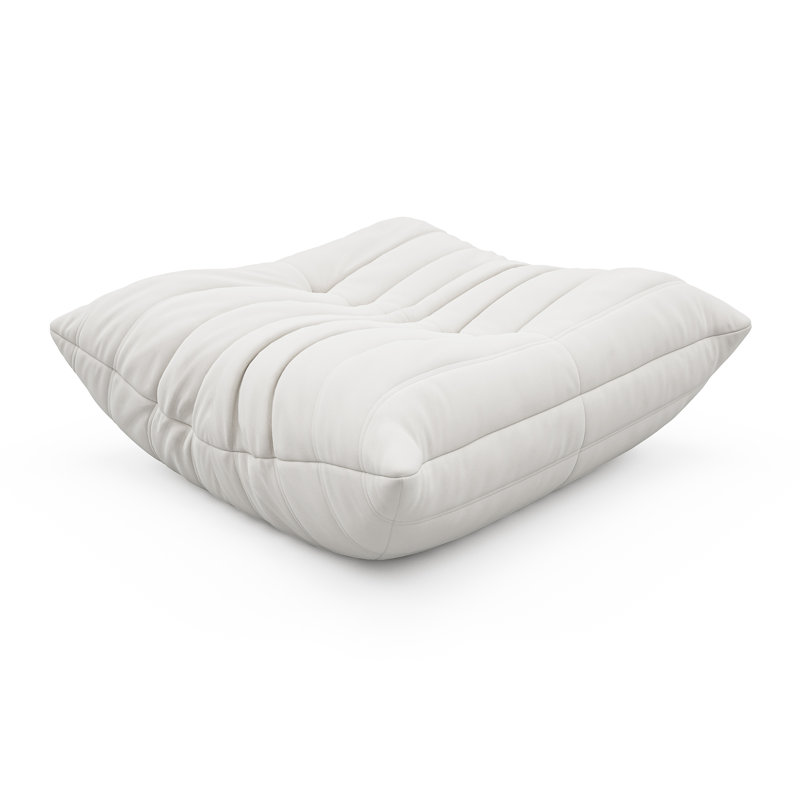 Fauteuil à billes rembourré Eito, Blanc